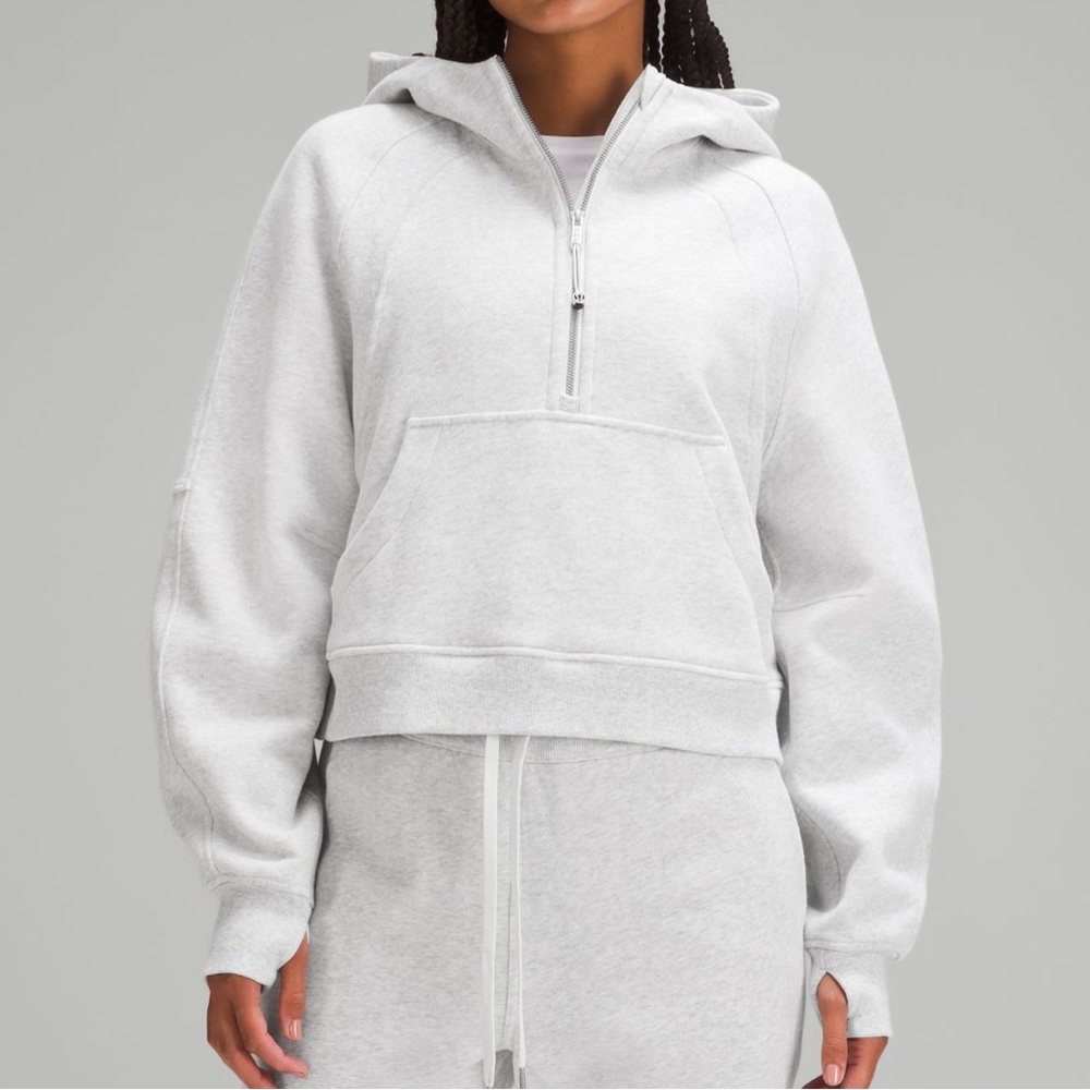 COPY - Lululemon Scuba Oversized Half-Zip Size XS /S Heathered Core Ultra Light…
